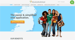 Desktop Screenshot of educationbondireland.com